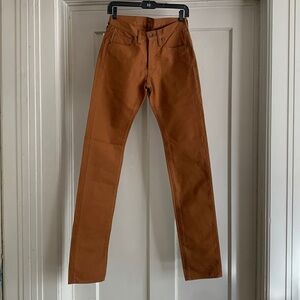 Iron Heart 777D Slim Tapered Jean in brown. W29 L36